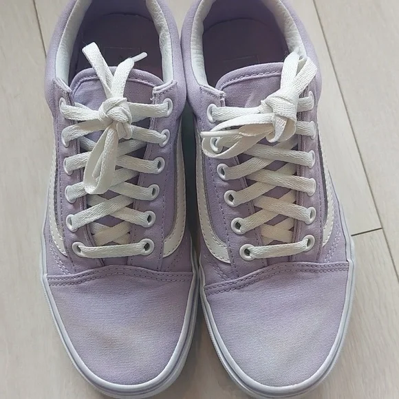 Lilac Purple Old Skool Vans US M6/W7.5 EUC - Picture 11 of 12